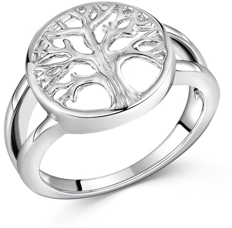 MATERIA Lebensbaum Ring Silber 925 Keltischer Ring Baum des Lebens 5,6g mit Box #SR-69