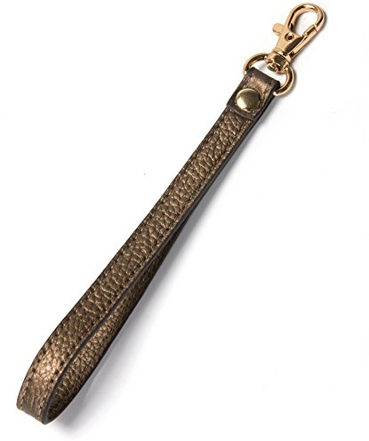 UTreers Dragonne de poignet, porte-clés en cuir véritable pour portefeuille, sac à main, pochette, téléphone portable