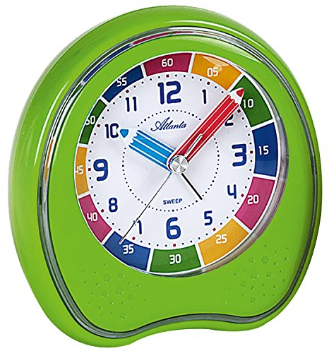 Atlanta Kinderwecker Ohne Ticken Grün Jungen Mädchen - 1953-6