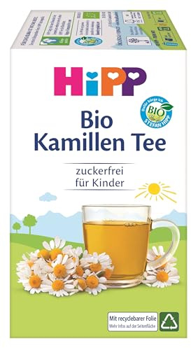 Hipp Bio Teegetränke Bio-Kamillen-Tee, 6er Pack (6 x 30 g)