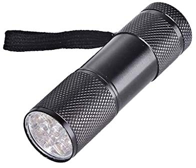 zhiwenCZW 9W UV resina curado lámpara luz 9 LED 395nm UV resina uñas secador negro linternas joyería herramientas