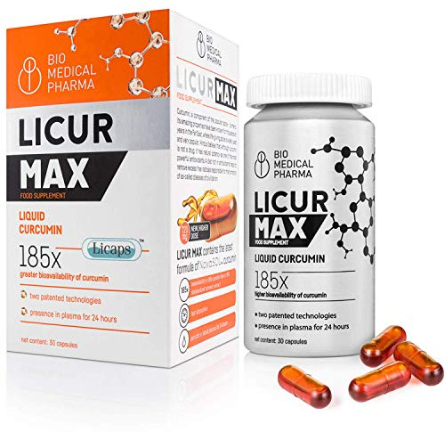 Mizellare Kurkuma Kapseln mit NovaSOL, ohne Piperin – 30 Stück | Flüssige Mizellenform für eine 185-fach höhere Curcumin-Aufnahme als natives Curcuminpulver; pflanzliche Kapselhülle