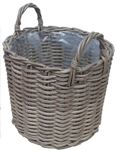 TrendLine Pflanzkorb Ø 31 x 28 cm beige Körbe, Blumentöpfe, kästen & Untersetzer