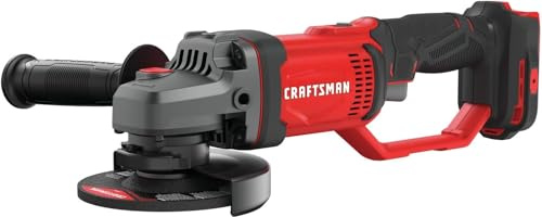 Craftsman CMCG400BR V20 Brushed Lithium-Ion 4-1/2 in. Cordless Small Angle Grinder (Tool Only) (Renewed)