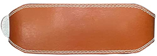 LARIAU Gewichtsgürtel Fitnessgürtel Kniebeugen Gewichtheben Leder Sport Männer und Frauen Trainingsgürtel Kreuzheben Powerlifting Booster Gürtel (Color : Brown, Size : X-Small)