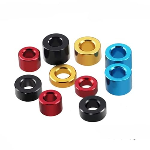 20 teile/los m3 aluminium unterlegscheibe M3*6 * 0,5/1/1,5/2/2,5/3/4/5/6/8/10mm M3 bunte eloxierte aluminium unterlegscheiben Dichtung-m3x6x2,5, splitter