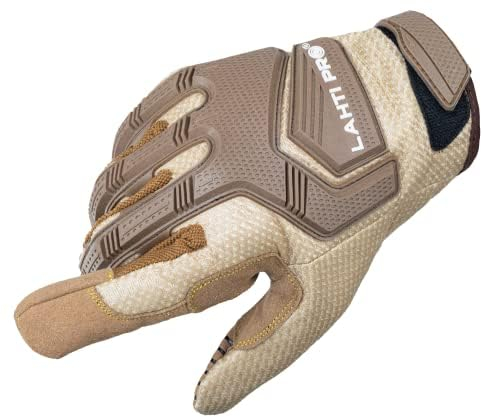 Lahti PRO Arbeitshandschuhe | 9(L) | Aufprallschutz | Leder Protective Handschuhe | Schnittfest | Putzhandschuhe | Gartenhandschuhe | Arbeitshandschuhe | Protective Gloves