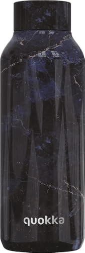 Quokka SOLID BLACK MARBLE | TERMO BOTTIGLIA IN ACCIAIO INOX 510 ML