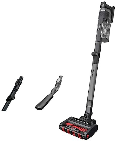Shark UZ865H Stratos Cordless Vacuum with Clean Sense IQ, DuoClean PowerFins HairPro, Includes Duster Crevice Tool & Anti-Allergen Brush, Up to 50 Minute Runtime, Gray (Renewed)