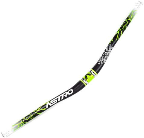 Manillar De Bicicleta, Manillar En Forma De Golondrina Para Bicicleta MTB, Mango De Bicicleta Ultraligero De 31,8 * 680Mm/720/780MM Para Ciclismo De Montaña BMX,Verde,680mm