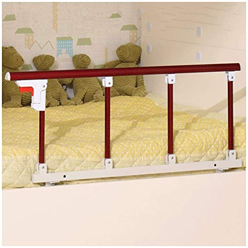 Bettgitter, faltbar, Sicherheits-Seitenschutz, ältere Erwachsene, Hilfsgriff, Handicap-Bettgeländer, Krankenhausgriff, Stoßstangenstange für Einzelbett, Doppelbett (Farbe: Weiß, Blau, Größe: 8 cm