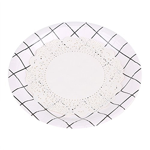 180 Stück Ausgehöhlte Papier-Deckchen, Multifunktions-Kuchen-Pads Zum Geburtstag, Hochzeits Feier, Tisch Dekoration, Hochwertiges Papier in Verschiedenen Größen (8,5 Zoll