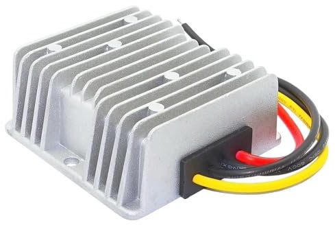 PIUHRKLEVD Boost Buck DC DC Power Converter 8-40V 36V 24V 12Vto 13.8V 3A 15A 10A 5A 20A Step-Up Step-Down Car Voltage Regulator Stabilizer (8-40V to 13.8V 10A)