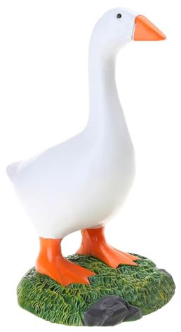 Magnetic Goose Keychain Home Decor Duck Figurine Ornament Animal Statue Bedroom Housewarming Gift