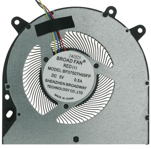 Replacement Mini PC CPU Cooling Fan for Beelink SER4 SER 4 BF07507H05FP DC 5V 0.5A 4-Pin Mini PC CPU Cooling Fan