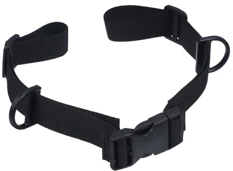 ElevateTech 2pcs Backpack Straps, Adjustable Sternum Strap Replacement Backpack Chest Strap with Quick Release Buckle Suitable Traveling Camping Hiking Jogging (Black)