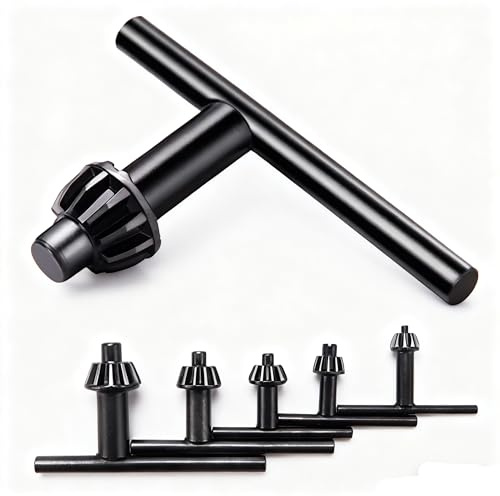 Drill Chuck Key Set 4 6 10 13 16 20mm Universal 6-Piece | Replacement Wrench Spanner; For Hand Drills Bench Pillar And Impact Drills