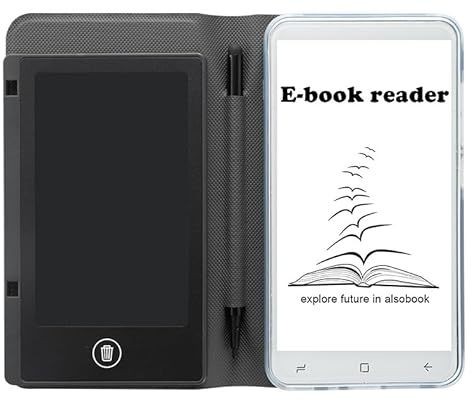 PUSOKEI 1+8GB Ebook Reader, Electronic Book Readers with 5 Inch Color Touch Screen, HD Inkless Capacitive Screen for Android 5.1, Support Photo Video Music