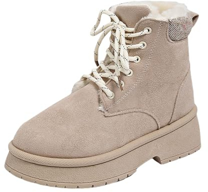 Scarpe da Trekking Invernali 2026 Uomo Impermeabili Stivali in Gomma Donna Stivaletti Camoscio Leopardate Gambale Largo Curvy Invernale