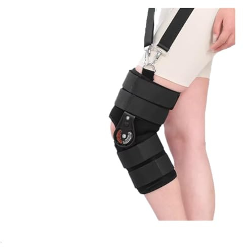 Tutore per Ginocchio Regolabile Uomo e Donna - Ginocchiera Ortopedica con Cerniere Bloccabili per Lesioni LCA, Menisco, Artrosi e Riabilitazione Post-Intervento