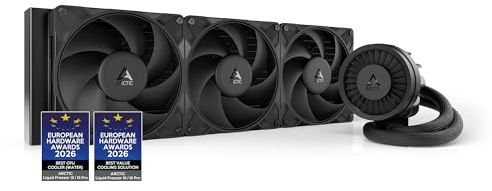 ARCTIC Liquid Freezer III Pro 420 - Wasserkühlung PC, AIO (Generalüberholt) | CPU Wasserkühler, 3x140 mm, 38 mm Radiator, PWM-Pumpe, VRM-Lüfter, AMD AM5/AM4, Intel LGA1851/1700 Contact Frame