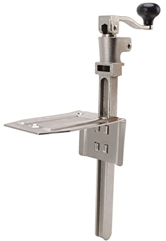 Cocoarm Abrelatas Montado en Escritorio, Construcción Resistente de Hierro y Acero, Fácil de Usar para Cocina y Cantina