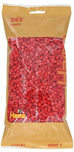 Hama 644048 – 205 – Kreativset – Midi Beutel mit 6000 Perlen