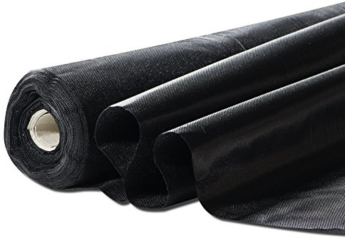 Windhager Unkrautfolie Antiweed, Unkrautviles, Anit Unkrautfolie, Gartenfolie, 33 g/m², 15 x 0,9 m, schwarz