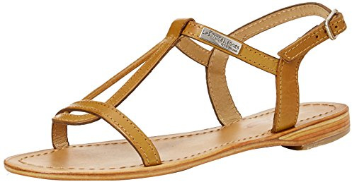Les Tropéziennes par M. Belarbi HAMESS, Sandales Bride Arriere Femme, Marron (Miel Brosse), 40 EU (6.5)