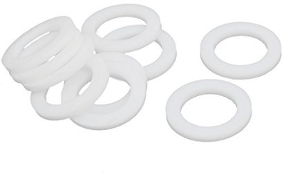 Aexit 22mmx14mmx2mm PTFE-Rundscheiben-Dichtring Weiß 10St (6c24c47da2b2e3a1888f9adb41405ca7)