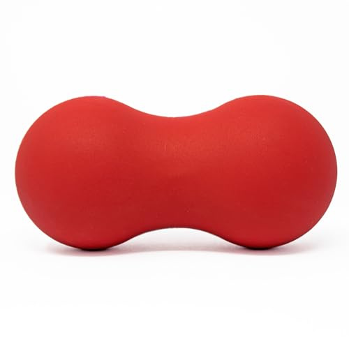 ProStretch Peanut Massage Ball – Deep Tissue Trigger Point Therapie • Feste Gummiraupe • Schmerzlöser für Plantarfasziitis, Rücken, Schultern, Waden & mehr