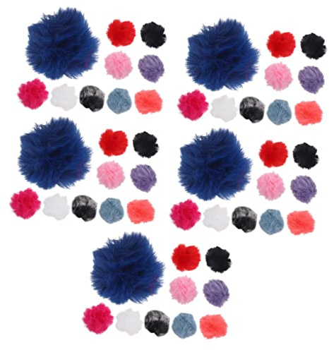 OSALADI 50pièces Bonnet De Microphone Furry De Couvertures Anti-Vent pour Microphones Cravate Lavable Et Pratique Disponibles Accessoire pour Captation Sonore Extérieur