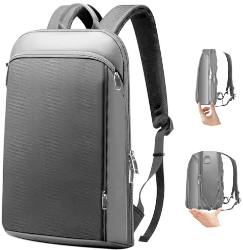 ZINZ Slim and Expandable 15 15.6 16 Inch Laptop Backpack Anti Theft Business Travel Bag