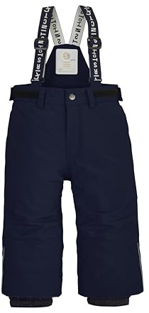 First Instinct by killtec Kinder Skihose/Funktionshose mit Trägern und Schneefang FISW 33 MNS SKI PNTS, dunkelnavy, 98, 42255-000
