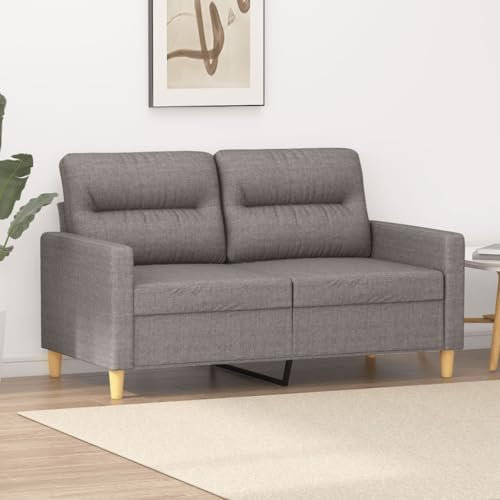 LAPOOH 2-Sitzer-Sofa Taupe 120 cm Stoff, Sofas & Couches, Sofa Wohnzimmer, Sofa Für Jugendzimmer, Relaxsofa, Sofa Für Schlafzimmer, Polstersofa - 359234