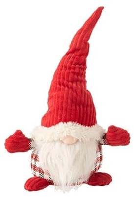 Millstore Weihnachtswichtel Deko mit Bart | Weihnachtswichtel zum Aufhängen | Wichtel Weihnachtswichtel zum Aufstellen | Wichtel Weihnachtsdeko (1, stehend mit kurzen Beinen)