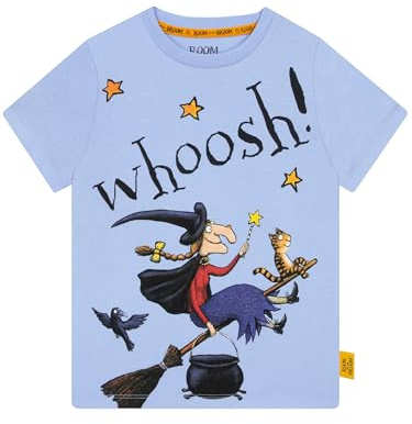 Room on the Broom Girls Tshirt | Cotton T Shirt | Witch Girls’ T-Shirt | Kids Clothes | Size 18 Months to 8 Years