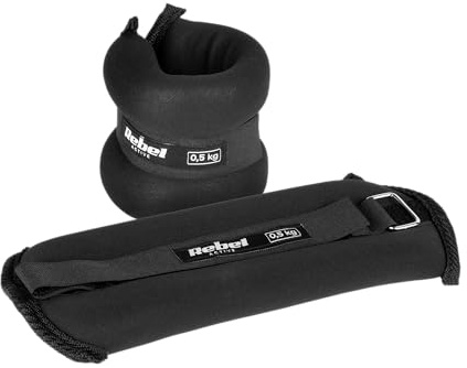Rebel Cheville et Poignet Jambes Poids Mains Réglable Confortable 2x0.5kg RBA-3500-0.5