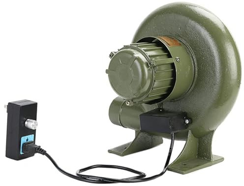 Soplador De Aire Eléctrico Centrífugo, Parrilla del Encendedor del Carbón De La Fan, Turbina Soplador De Castillos Hinchables, para Acampar Actividades(370W)