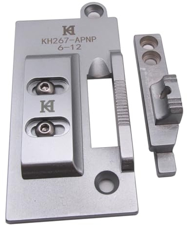 CKPSMS Brand -1SET #KH267-APNP+KH267-APFD Piastra ago & Feed Dog per Piping On Compatibile con/Ricambio per Durkopp Adler Marca 267 Macchina da cucire ad ago singolo
