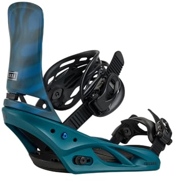 Burton Lexa Re:Flex Evergreen Shatter - Fijaciones de Snowboard para mujer, talla M, color verde