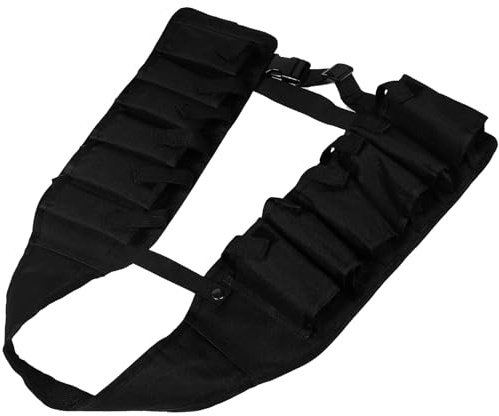 Veemoon Ceinture à Bière Noire Réglable pour Hommes et Femmes Porte-Bouteilles de Bière Léger en Matériau Confortable Accessoire pour Barbecue Randonnée et Fête en Plein Air Portables