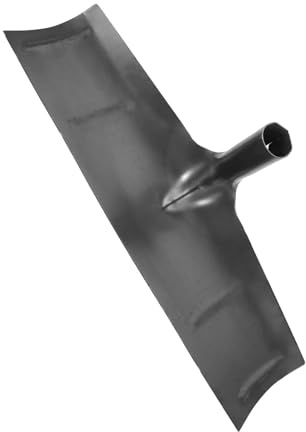 Toyvian Manganstahl Mistschaber 50cm Robuster Metall Reinigungsschaufel für Stall und Gartenreinigung Multifunktionaler Flacher Gartenschaber mit Griff für Geflügel und Rinderstall