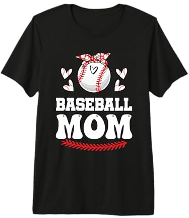 Camisa de béisbol para mamá, Camiseta de béisbol para el día de la Madre Camiseta Premium