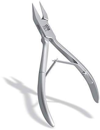 DZ Eckenzange-Nagelzange Spitz für tief eingewachsene Nägel-feine Turmspitze aus rostfreiem Edelstahl-Podologie Instrument