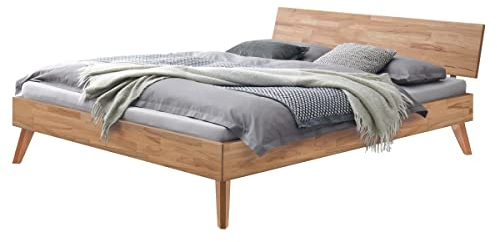 Hasena Trento Bett Ancona 25 Kernbuche massiv 200x200