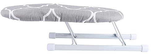 HEALEEP 1pezzi Mini Tavolo Da Stiro Per Maniche e Colletti Accessorio Da Stiro Compatto e Salvaspazio Per Casa e Viaggi