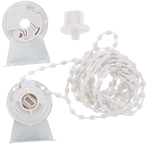 TOPBATHY Für Rollo Rollo-Kupplung Ersatz-Rollo-Halterung Rollo-Rollo Rollo-Reparatur-Set Verdunkelungsrollos Verdunkelungsrollo Vertikale Jalousien Teile Weiß