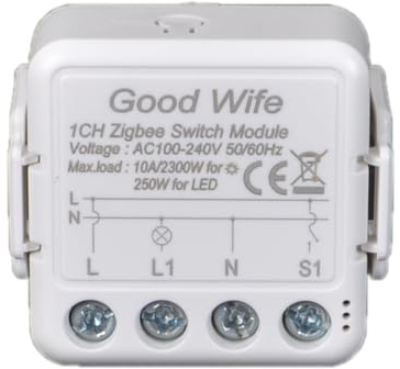 interruttore smart zigbee,relè zigbee 3.0 modulo,smart life APP Controllo, Mini Interruttore Della Luce Intelligente Compatibile con Alexa e Google Home, tuya zigbee smart switch (1)