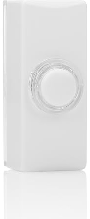 Byron DBW-22011 Pulsador de Timbre con Cable para Montaje en Superficie, compatibilidad Universal, Iluminado, Resistente al Agua, fácil instalación con 2 Cables, Elegante diseño